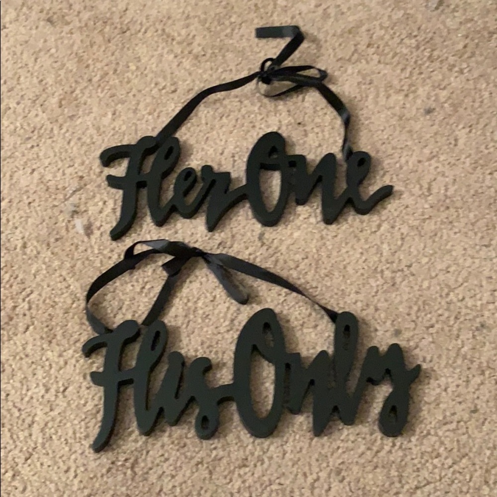 Wedding// Love signs
